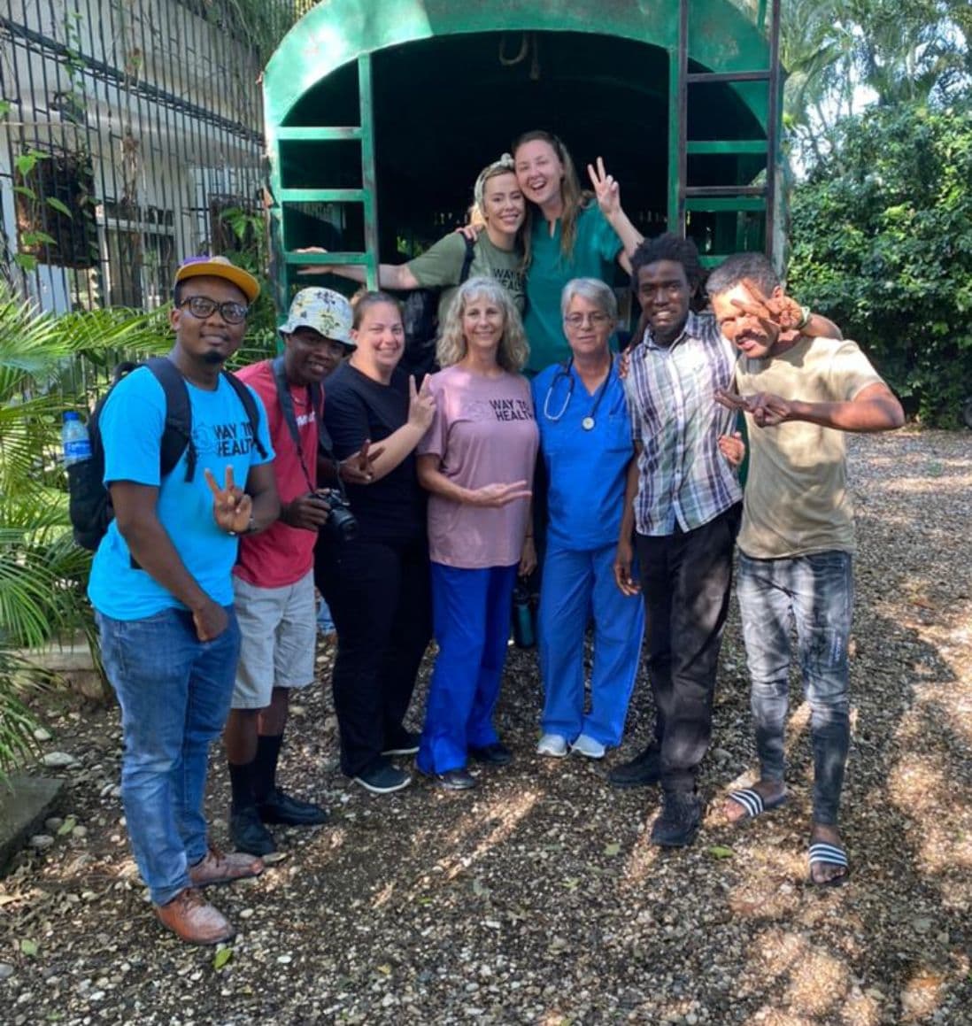 Medical team providing care