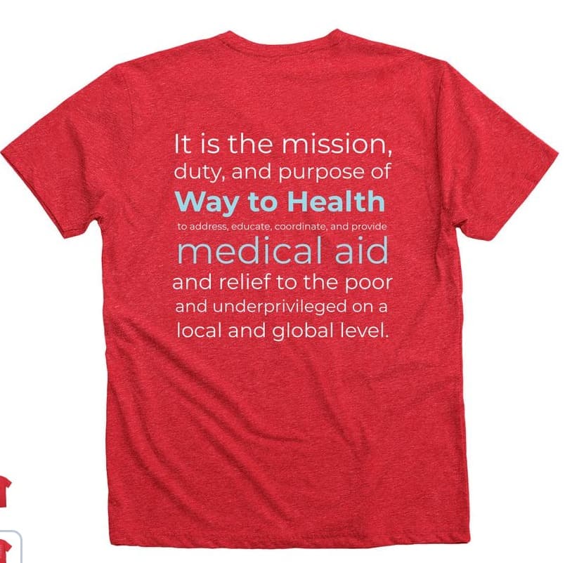 Way to Health T-Shirt - Back